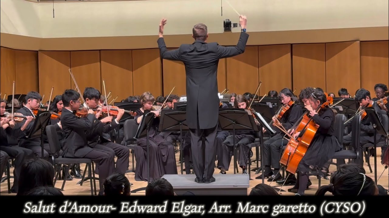 Salut d’Amour- Edward Elgar. Arr. Marc Garetto (Chicago Youth Symphony Orchestra)