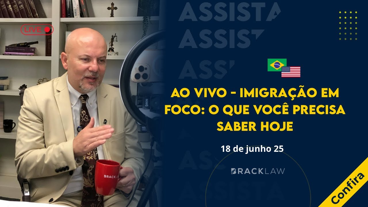 LIVE DE HOJE – INFORMAÇÃO QUE PODE MUDAR SUA HISTÓRIA NOS EUA