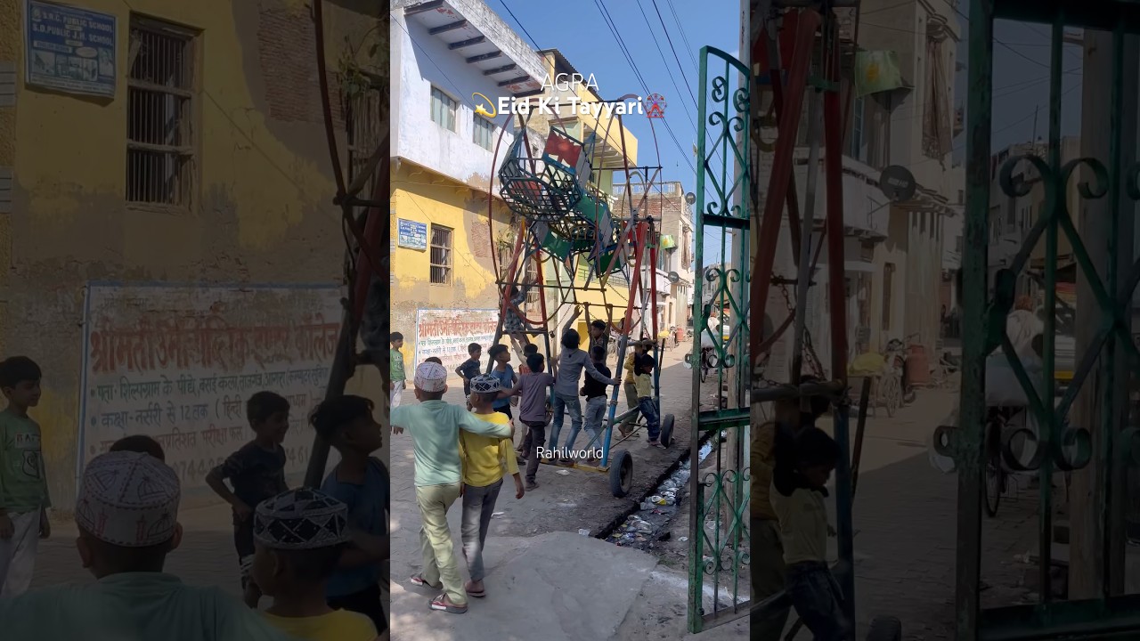 Agra Mein Eid Ki Taiyari | Bacchon Ke Jhule, Roshniyan Aur Mela Ka Maza!