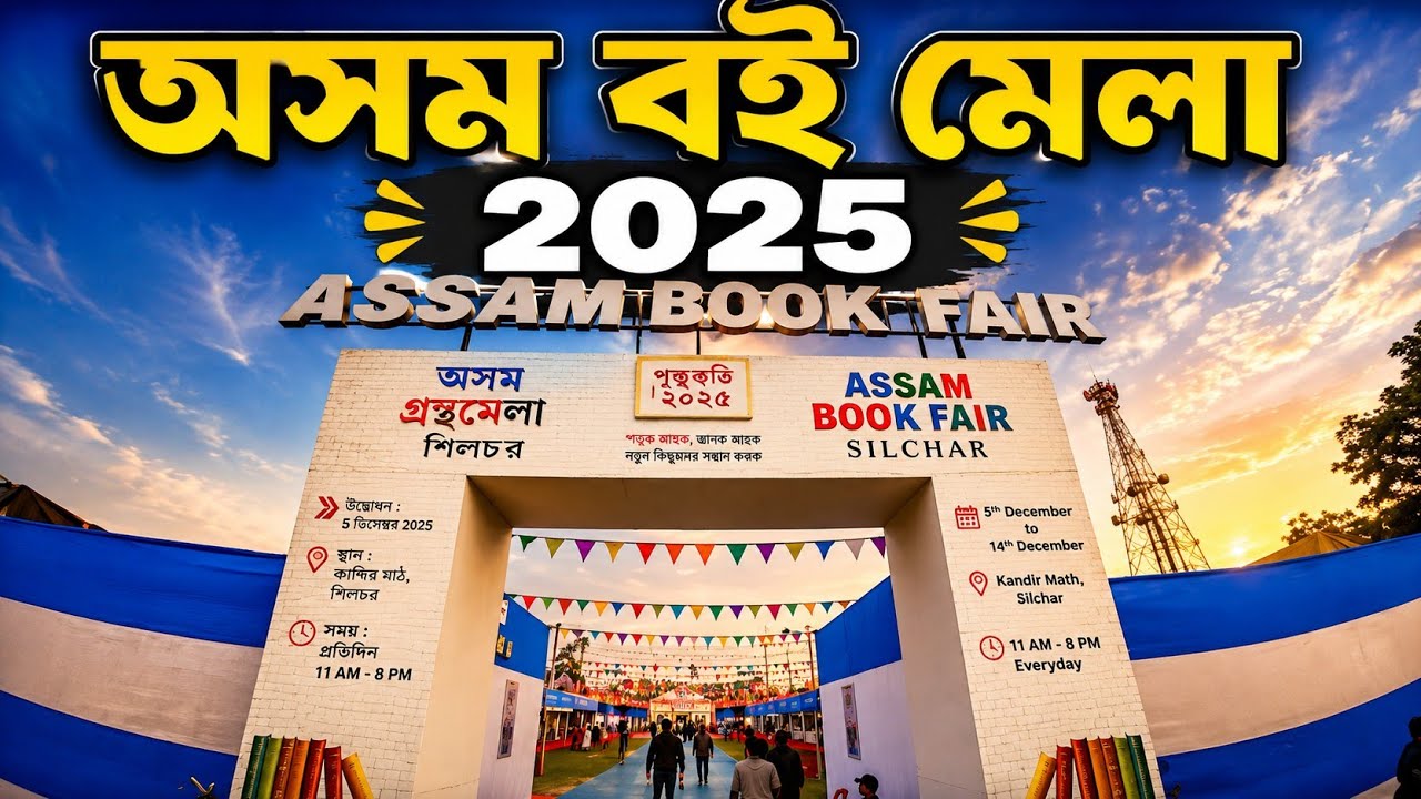 Assam Book Fair 2025 📚 | Silchar Book Fair Full Tour.. #silchar @JoyNathVlogs