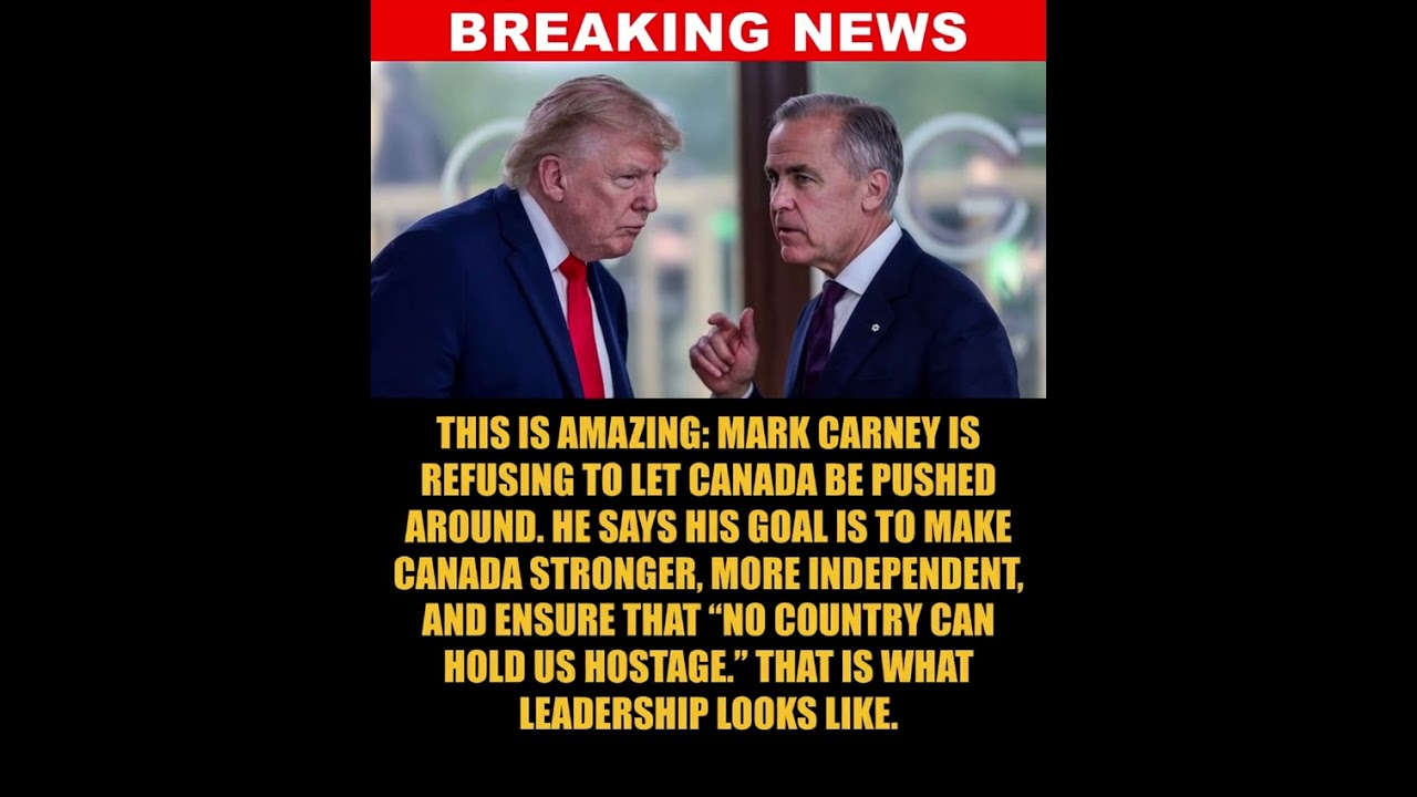 🇨🇦 Mark Carney Signals Major Shift as Canada Moves to Reduce Dependence on the U.S.
