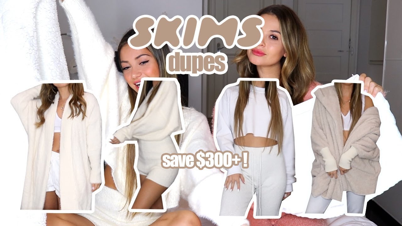 SKIMS COZY COLLECTION DUPES + COZY WINTER CLOTHING HAUL