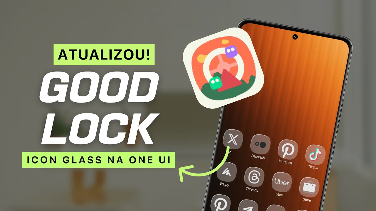Tutorial de Personalização - Ícone Liquid Glass GRATUITO no Galaxy: Atualize agora! #oneui7