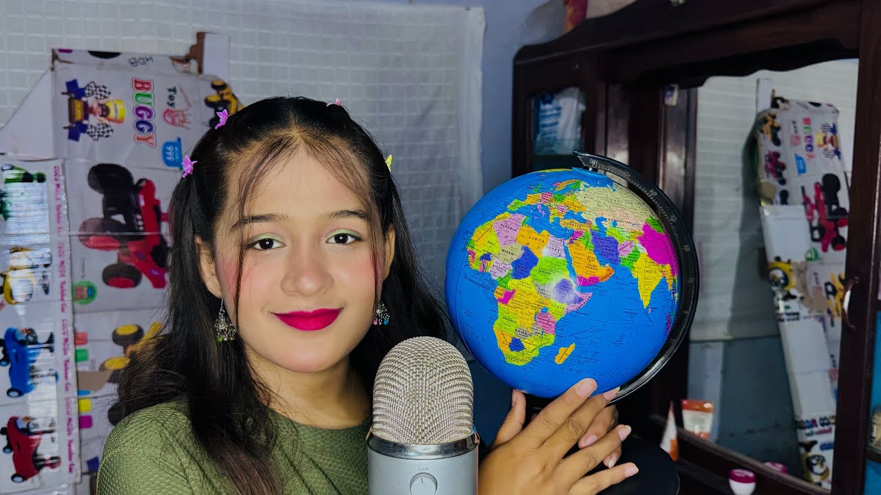 ASMR DIFFERENT COUNTRIES NAMES 🌏✨