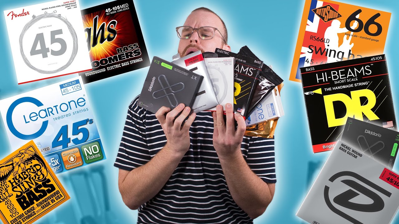 Comparing 8 Different Bass String Brands! Which Is The BEST??