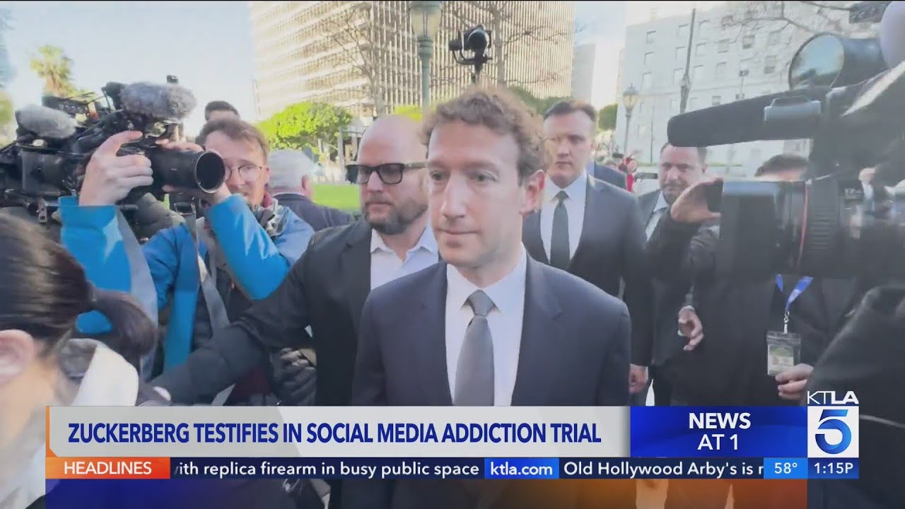 Zuckerberg testifies in social media addiction trial