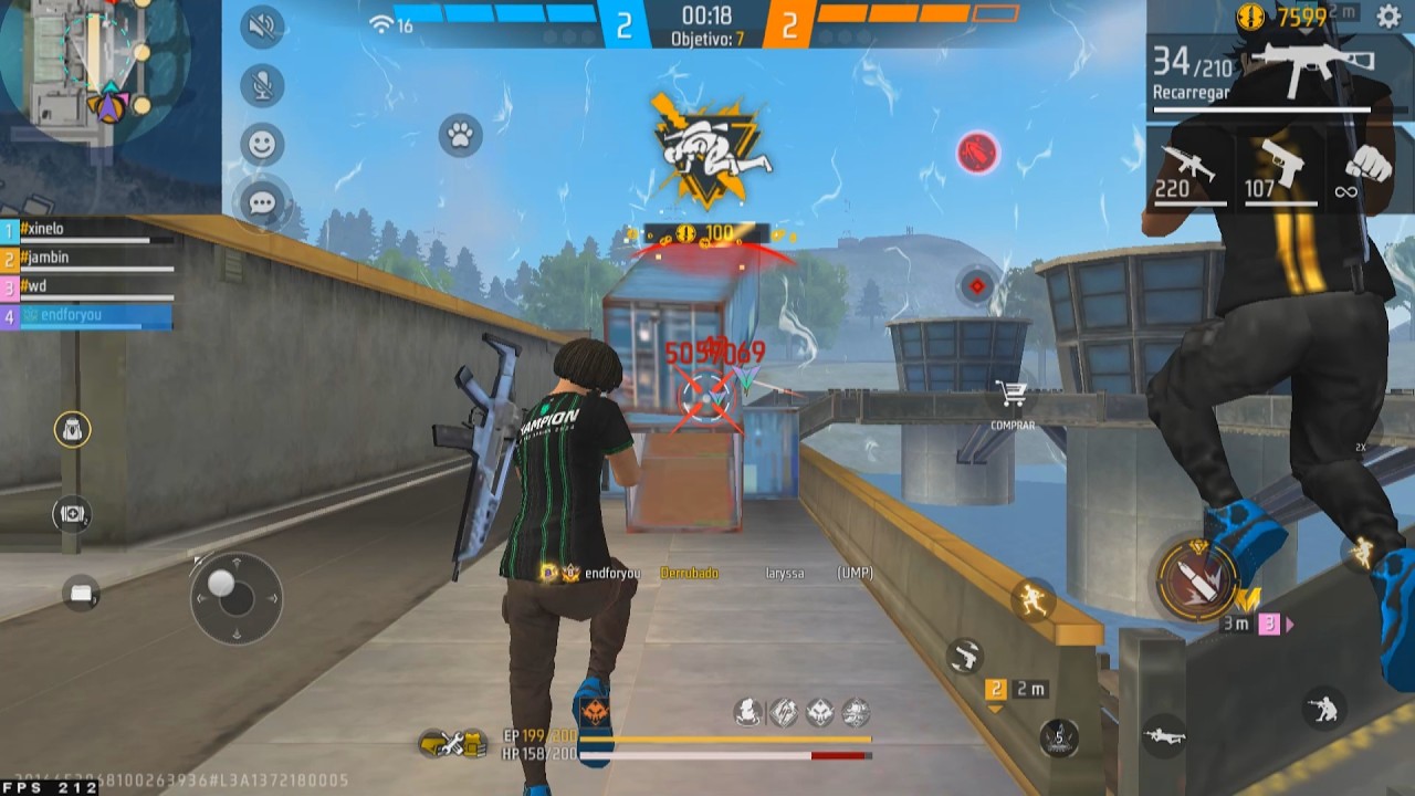 HIGHLIGHTS EM 4x4 APOSTADO! 🥋👑 Highlights Free Fire Ryzen 7 5700x RTX 3060