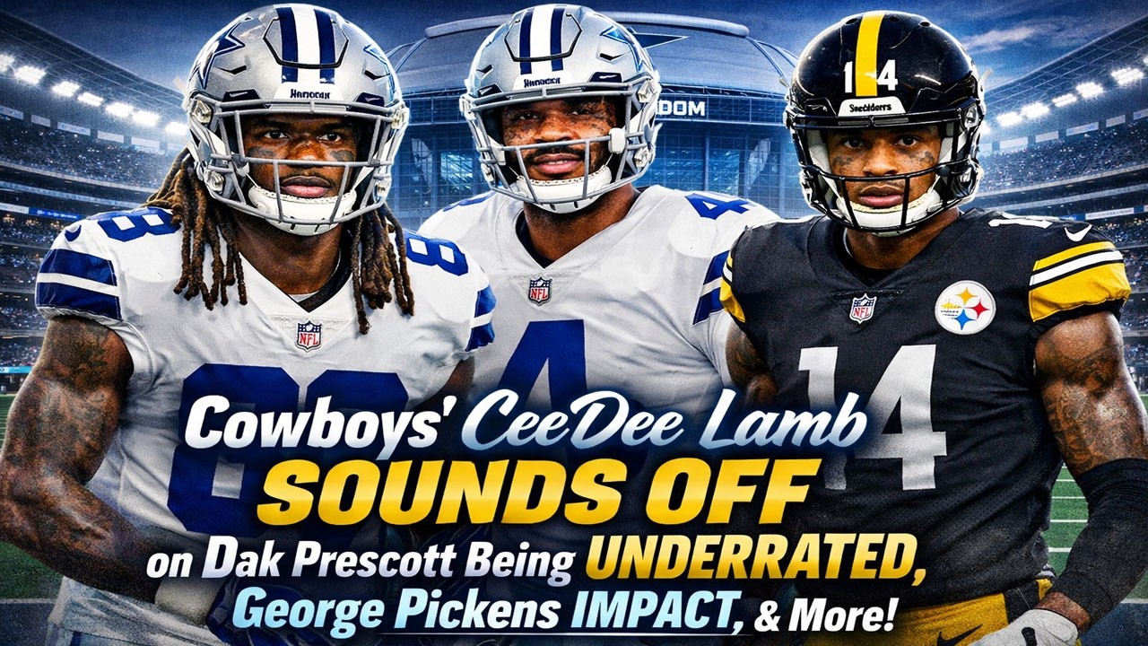 CeeDee Lamb DEFENDS Dak Prescott 👀 Says He’s UNDERRATED + George Pickens Rumors HEAT UP