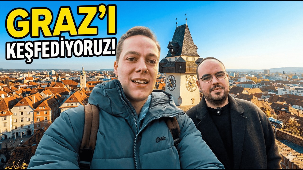 Graz'ı Keşfediyoruz: Tarihi Sokaklar ve Saat Kulesi!
