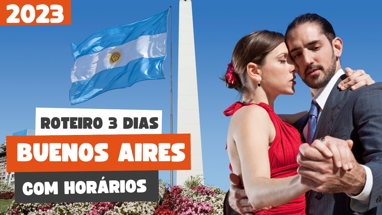 Roteiro 2023 completo de 3 dias em Buenos Aires, Argentina. Com horários e sequência geográfica!