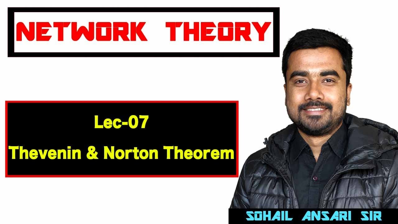 Lec-07 NT-Thevenin & Norton Theorem