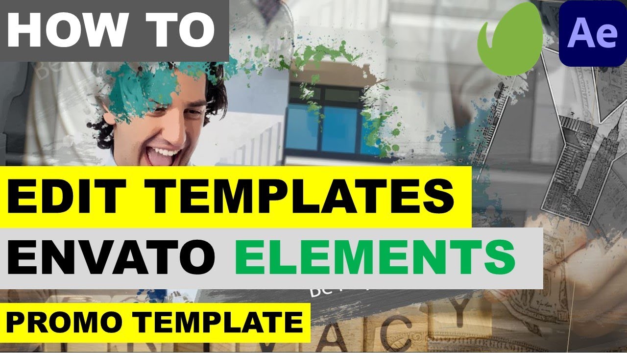 Как редактировать шаблоны Envato Elements в Adobe After Effects — рекламный шаблон