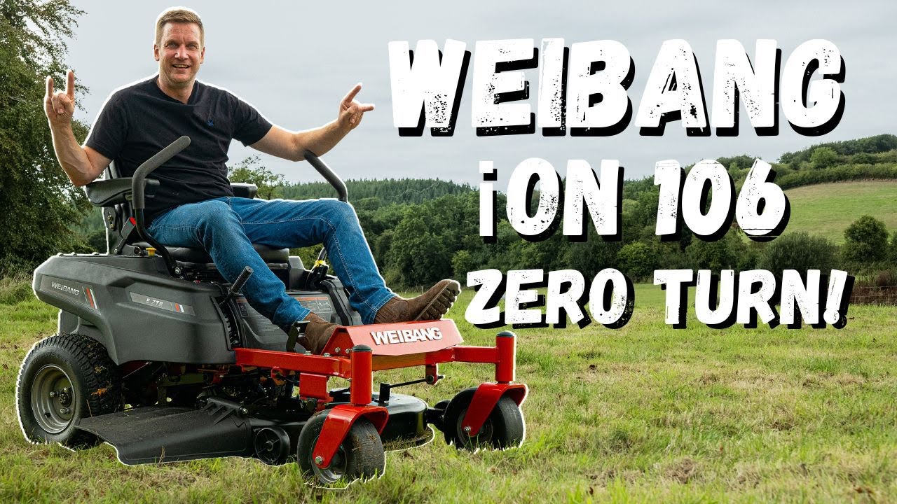 Is This Built Differently? The New WEIBANG iON 106 ZT Zero Turn Mower!