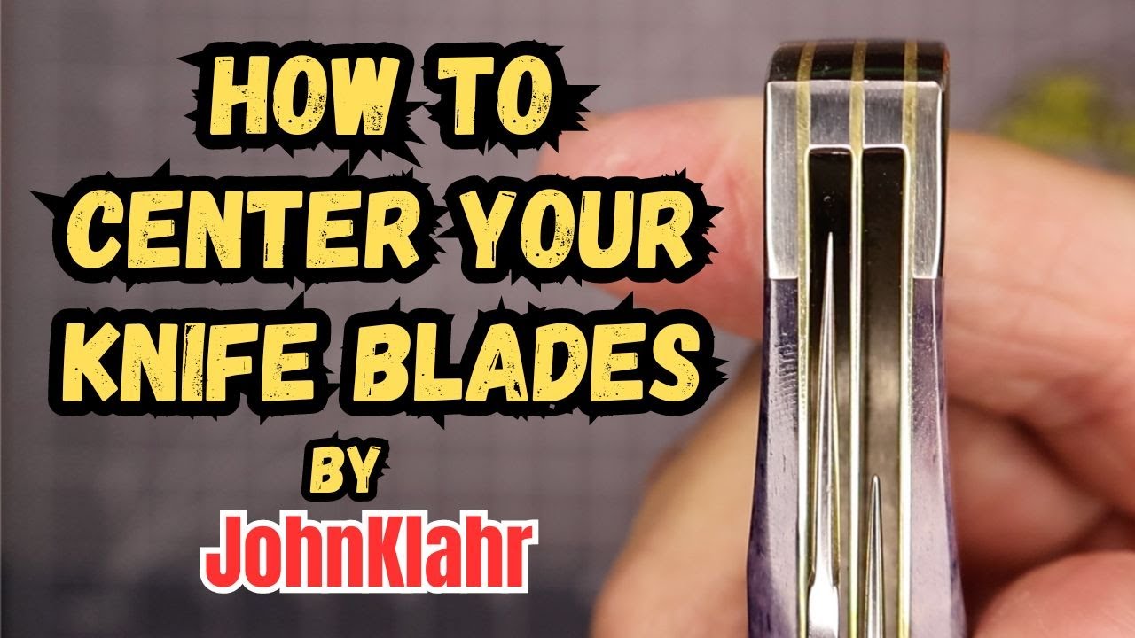 How to Center Your Knife Blade