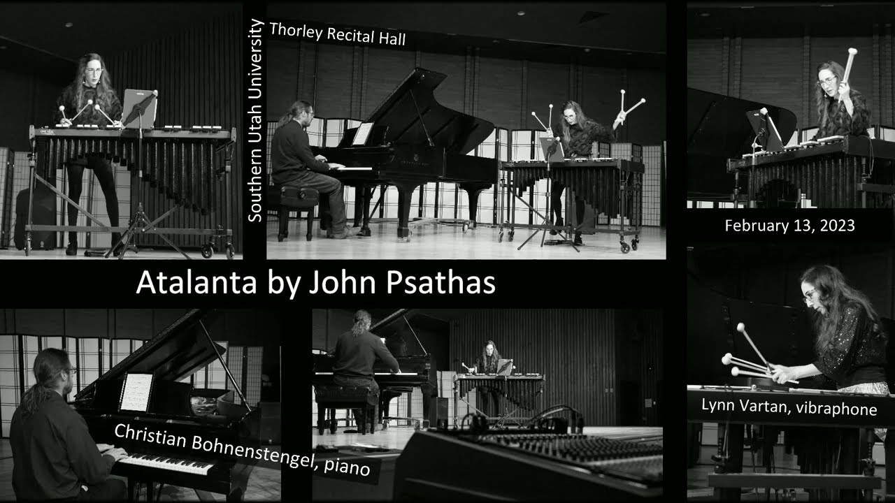 John Psathas: Atalanta (for vibraphone, piano, and digital audio)