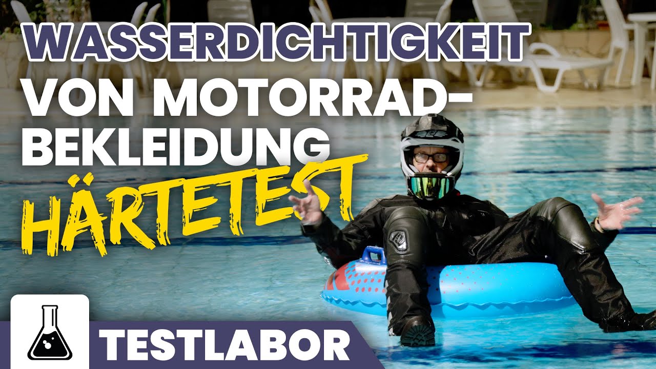 Textilkombi im Härtetest: Wie wasserdicht ist Motorradbekleidung?
