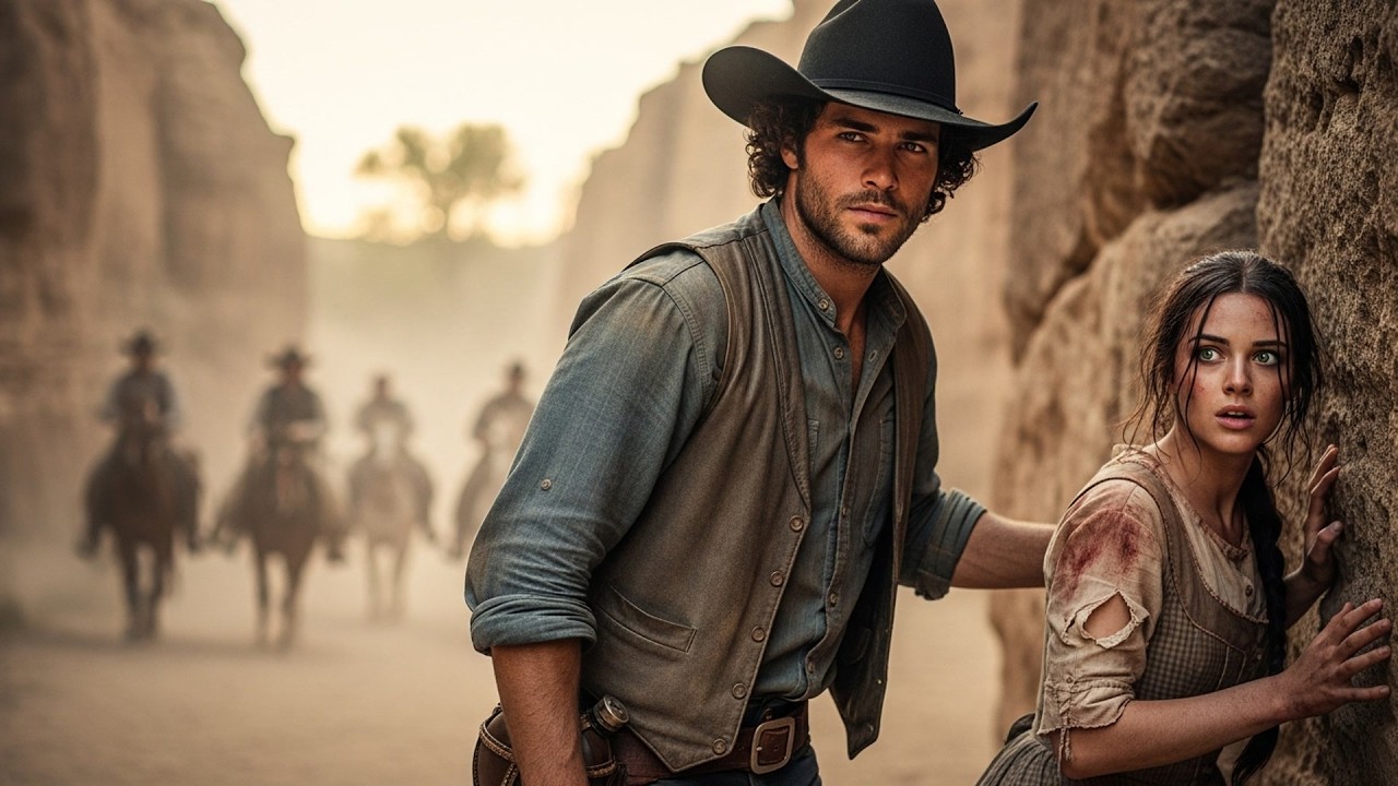 The Bounty Hunters Were Closing In On Her, A Cowboy Led Them Away And Took Their Blows Instead
