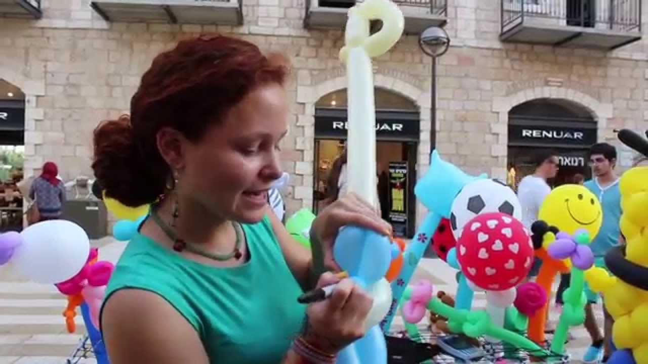 DIY Balloon dog - כלב מבלון