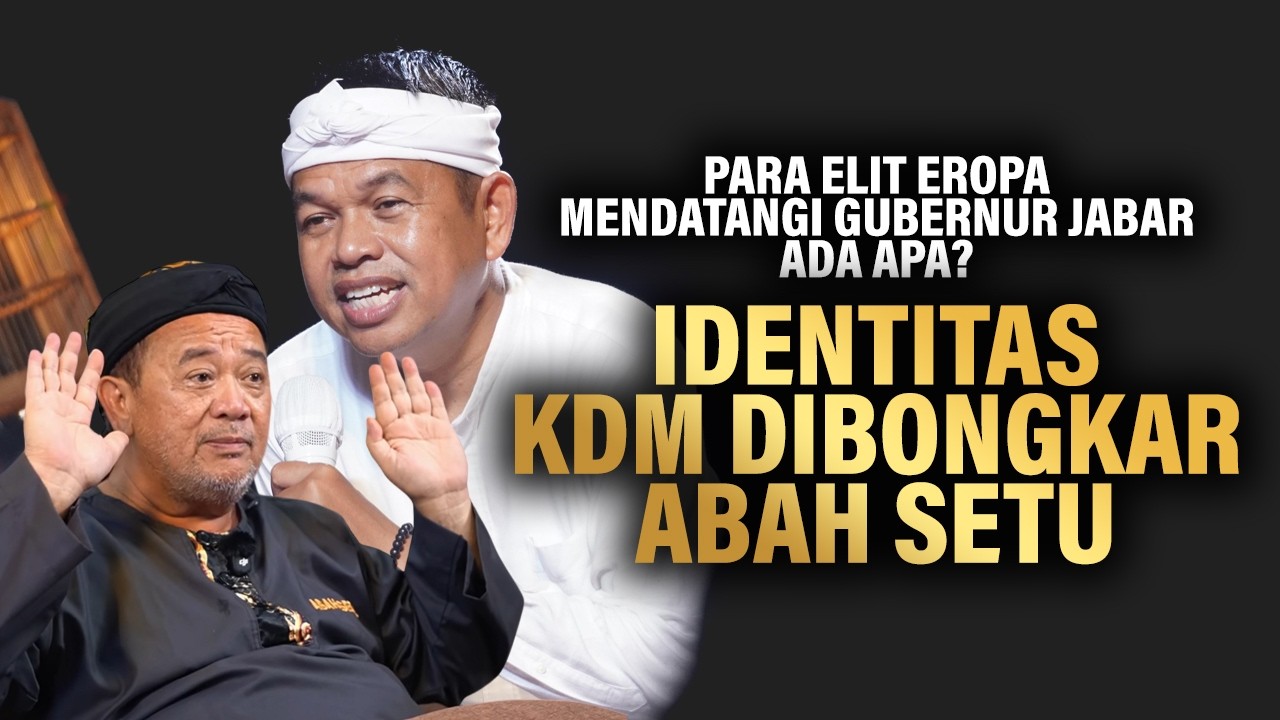 Terungkap! Bongkar Siapa Sejatinya Gubernur Jawa Barat KDM