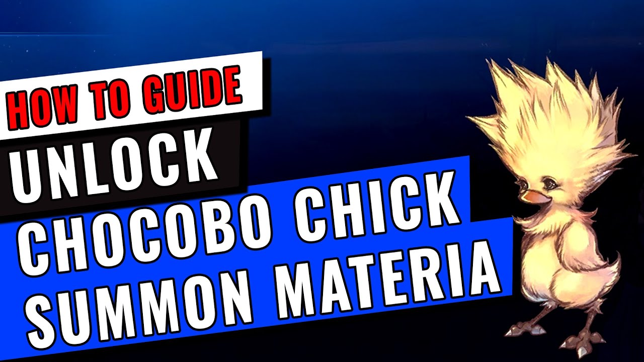 Final Fantasy 7 (FFVII) Remake Summons: Chocobo Chick DLC Materia | How To Unlock | GameClubz