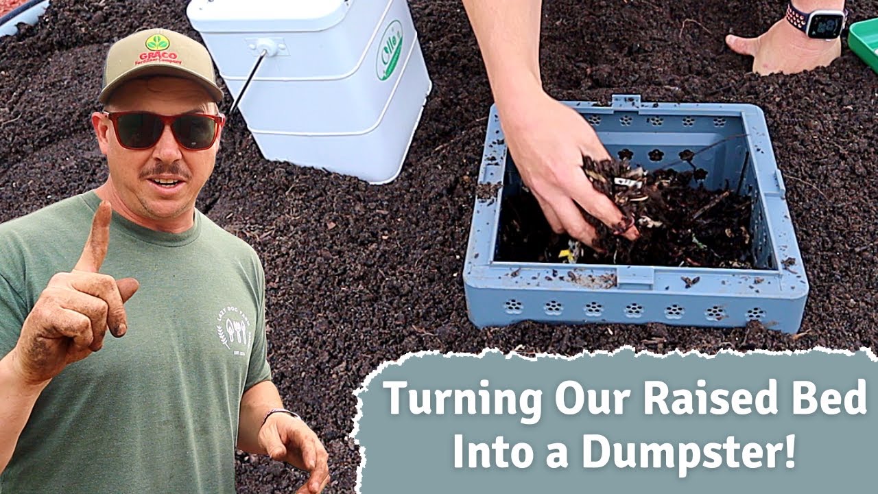 WE'RE PUTTING TRASH IN OUR GARDEN!