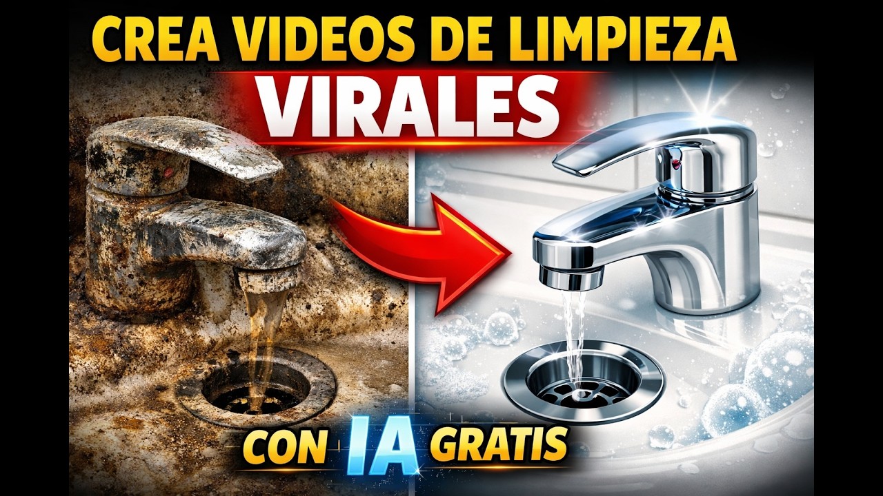 Crea Videos de Limpieza Satisfactoria VIRALES con IA GRATIS