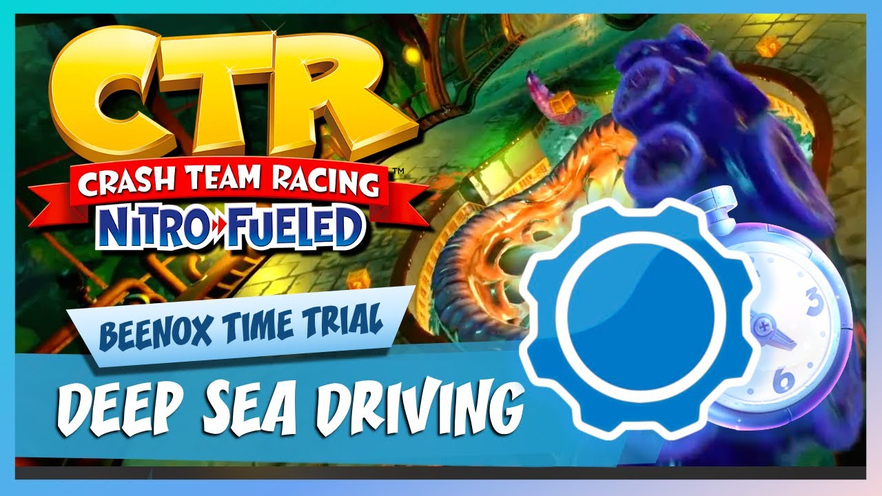 Deep Sea Driving - Developer Time Trial  (1:40:66 vs 1:42:17) | Crash Team Racing Nitro-Fueled