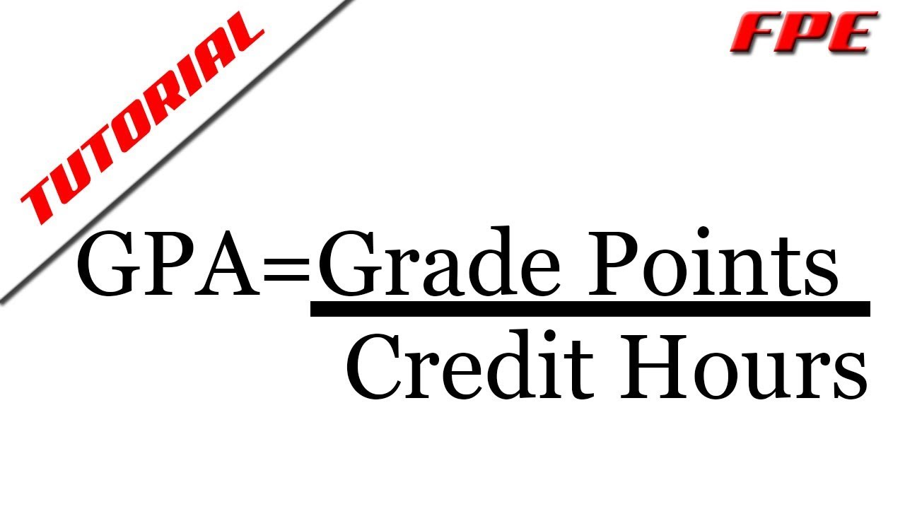 How to Calculate Your GPA - Grade Point Average