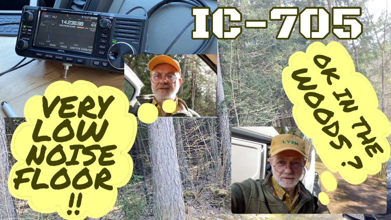 Радиостанция ICOM IC-705 в качестве полевой радиостанции. Первое же использование после распаковк...