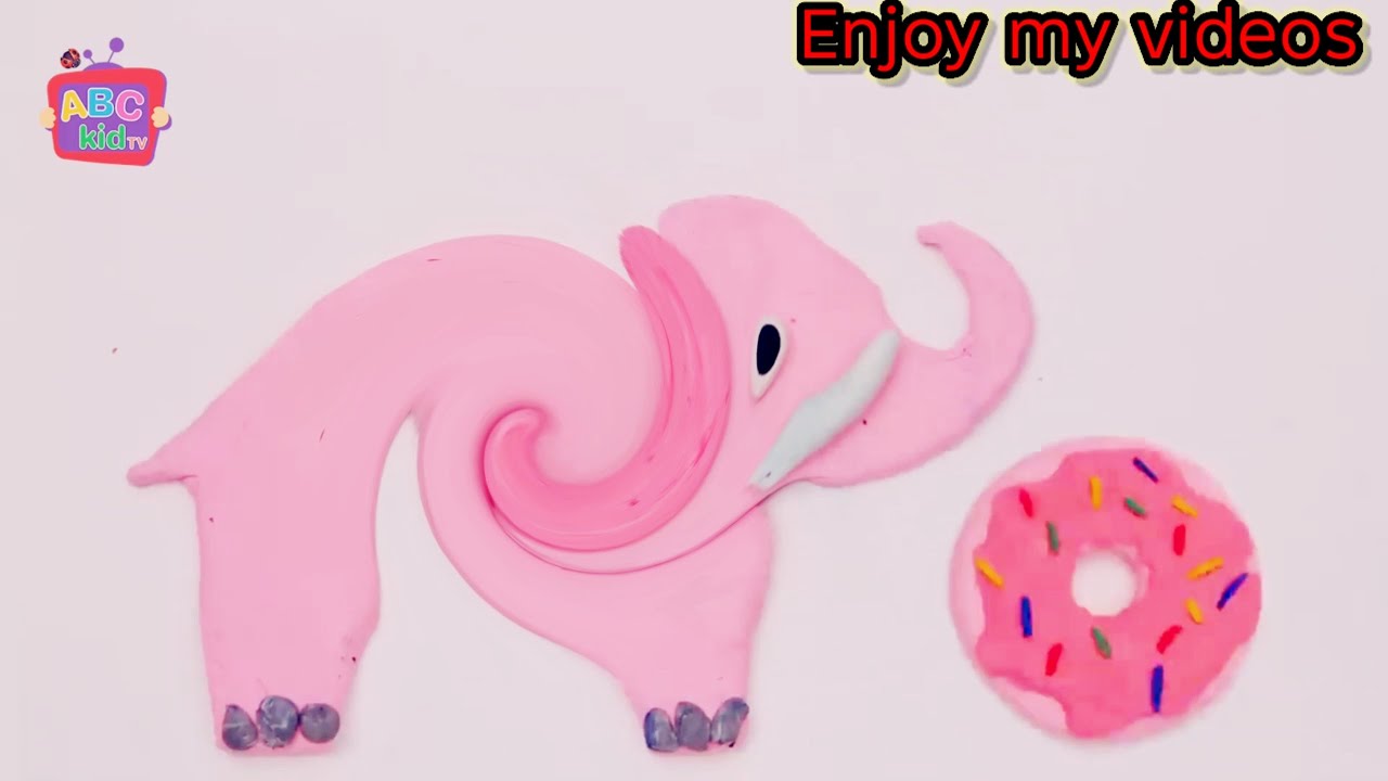 Pink Elephant 🐘 he make a pink 💕 donut 🍩 ||Sponsored By Gamavasion Csupo Effects