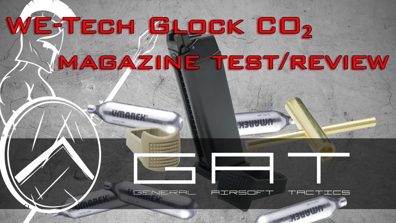 WE Glock CO₂ magazine test/review - GAT Airsoft review