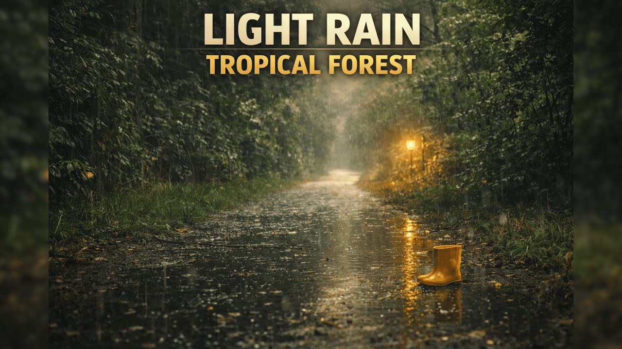 3 Hours of Pure Tropical Rain – Fall Asleep in Minutes