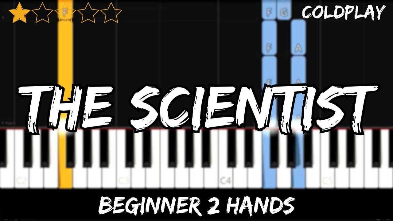 Coldplay - The Scientist - Easy Beginner Piano Tutorial - For 2 Hands