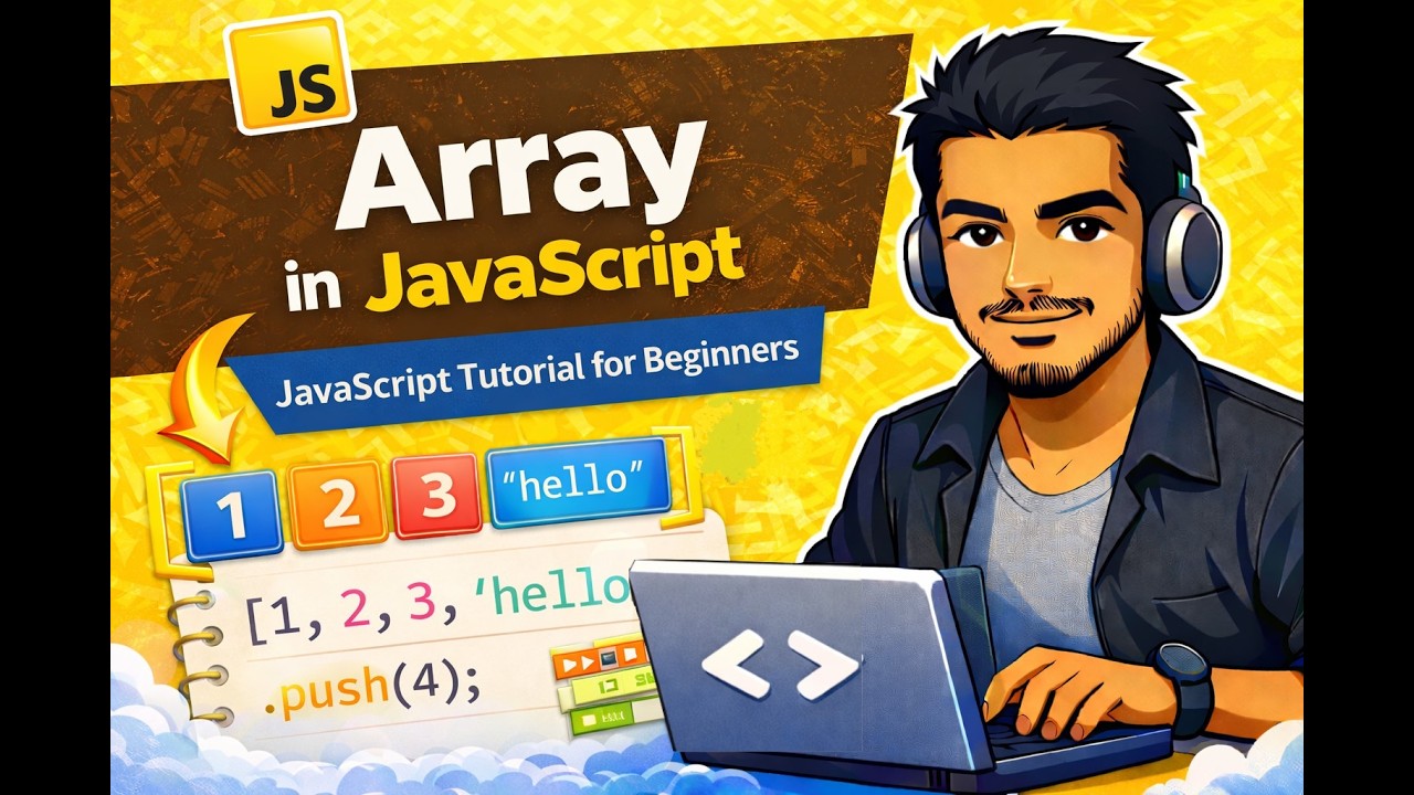 Arrays in JavaScript (2026) | Array & Array Methods Explained | JavaScript Tutorial for Beginners