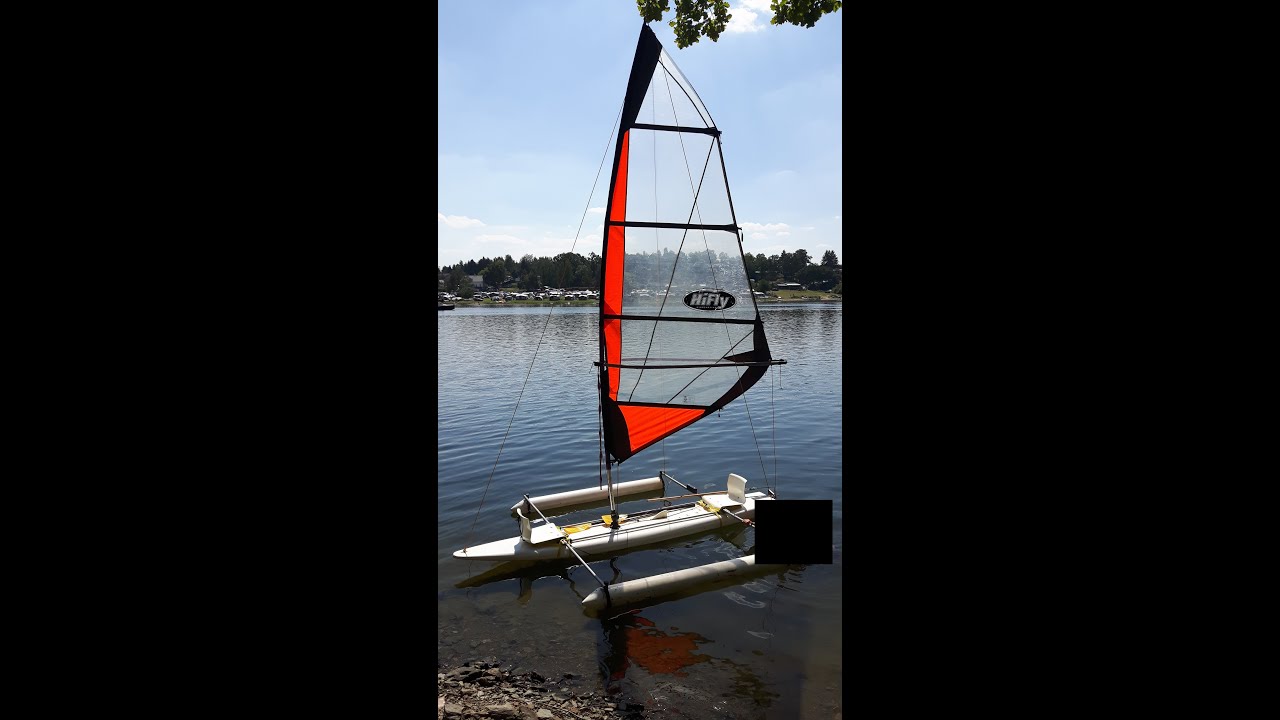 Domácí windsurfing katamaran / Homemade windsurfing catamaran
