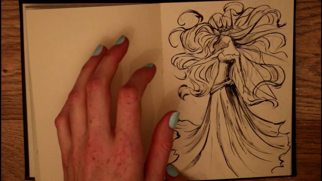ASMR!!!!!!!!! - Sketchbook Tour Part 2 - Whispered