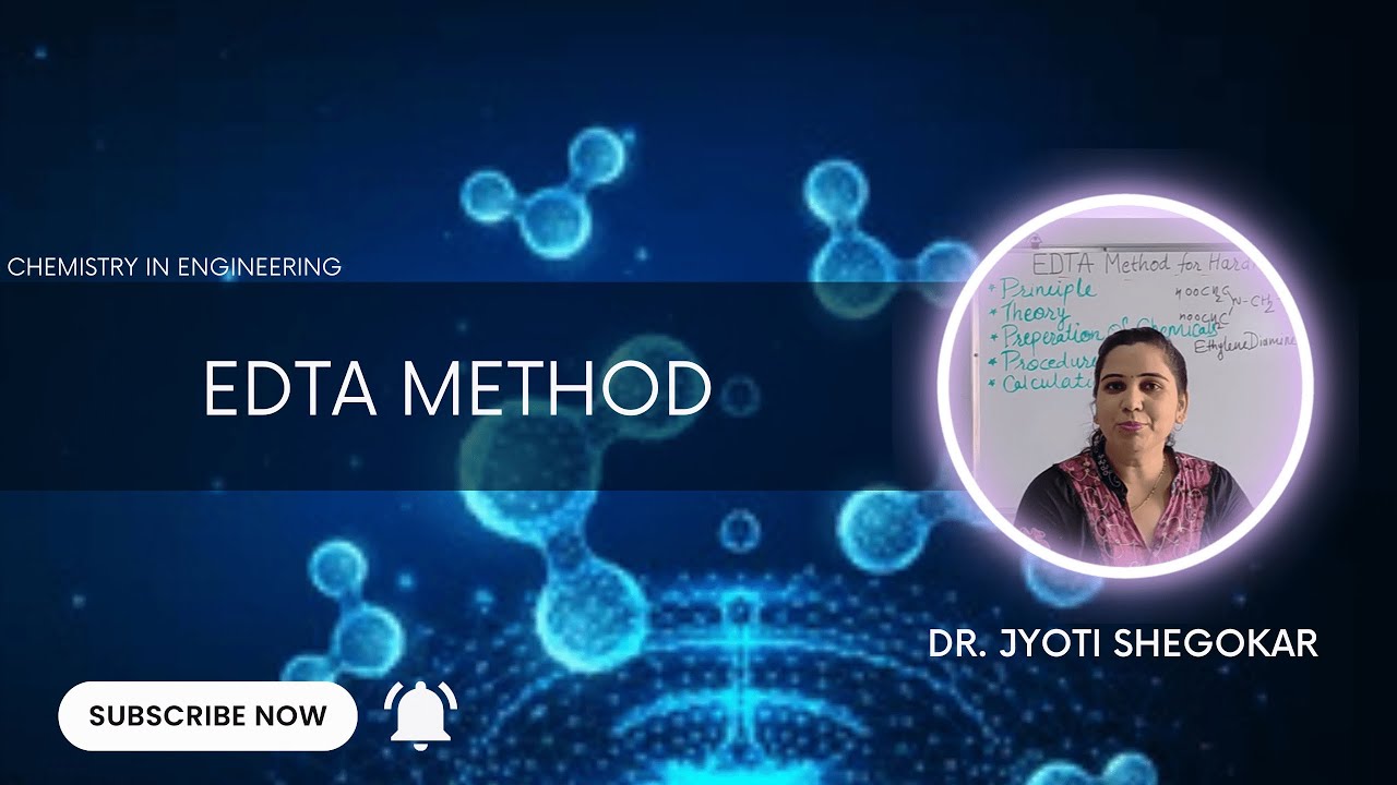 EDTA method for the determination of hardness a complexometric method