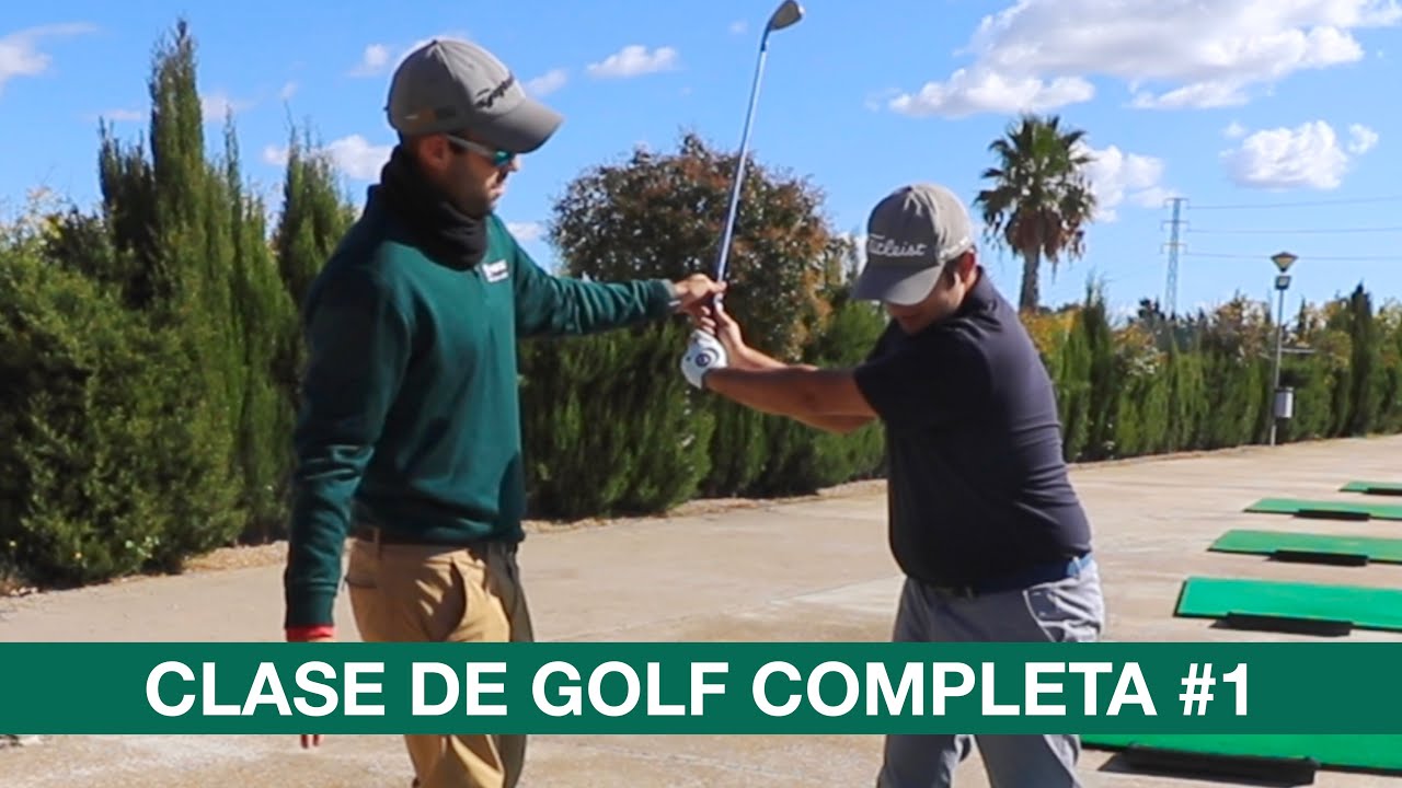 CLASE de GOLF COMPLETA #1 | Entrenador JORGE GONZÁLEZ
