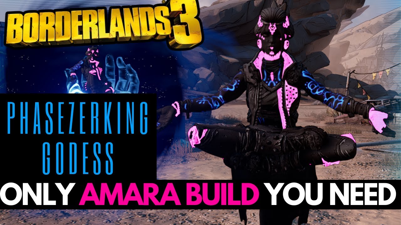 THE ONLY AMARA GUN BUILD YOU NEED |  BORDERLANDS 3 Endgame Builds | Phasezerking Godess