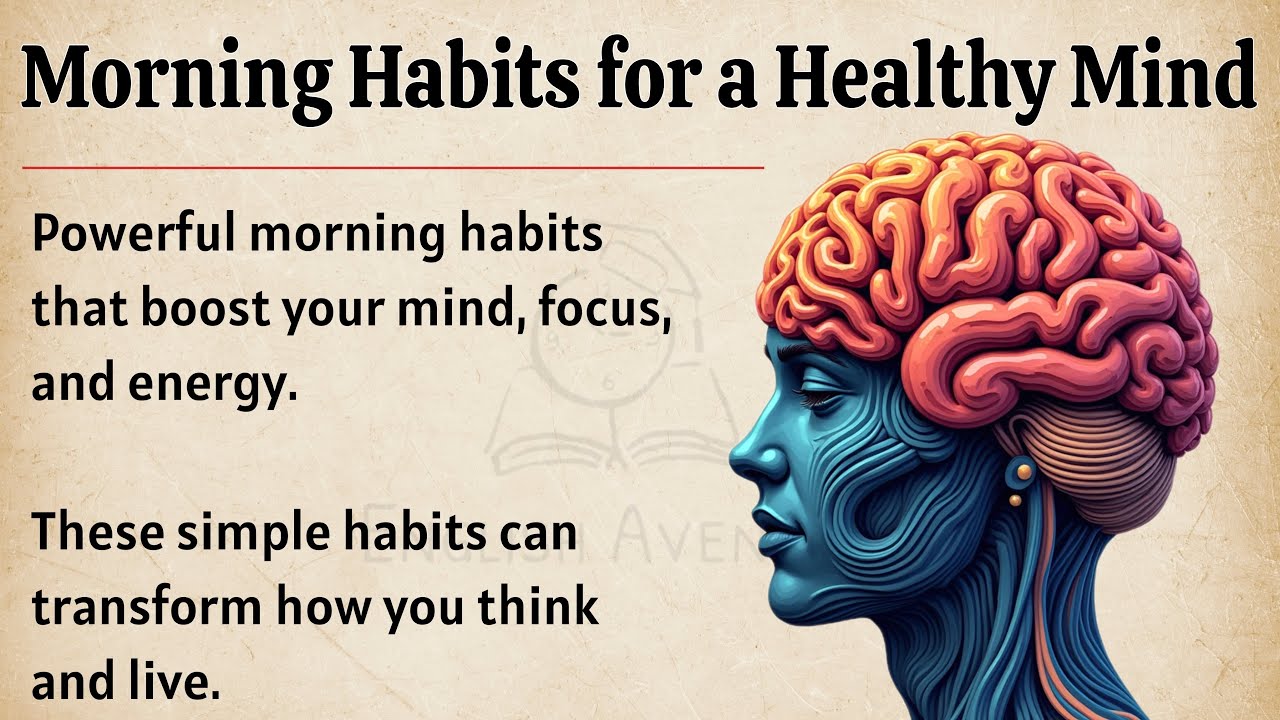Morning Habits for a Healthy Mind - Fix Your Mind Every Morning || Graded Reader || Improve English✅