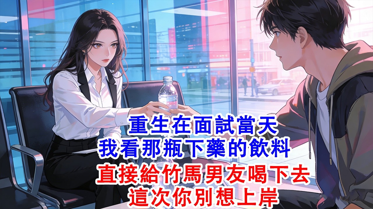 【完結爽文】重生在面試當天  我看那瓶下藥的飲料  直接給竹馬男友喝下去  這次你別想上岸#故事 #重生 #爽文 #重生故事 #情感 #小說 #完結