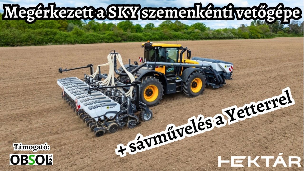 No-till a kapásokban? - Új szemenkénti vetőgépet mutatott be a SKY, alternatíva a Yetter sávművelő