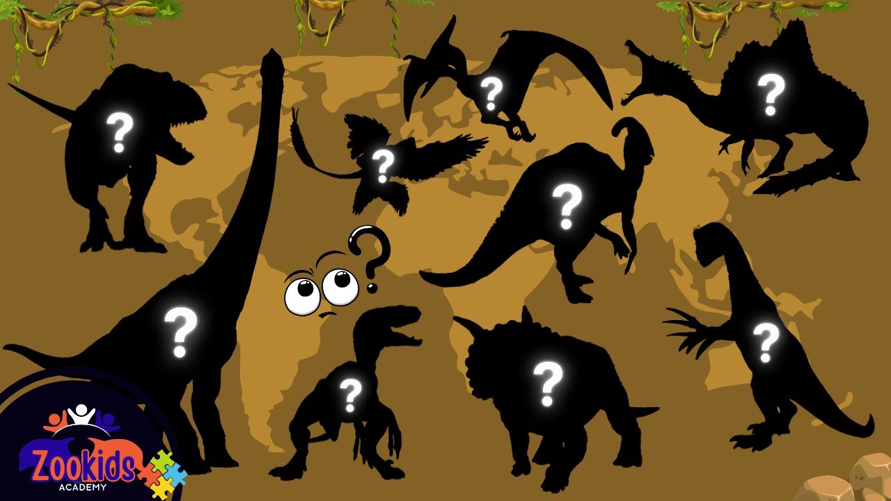 Apprendre des noms et regarder des vidéos de dinosaures pour les enfants - Dinos Puzzle 1
