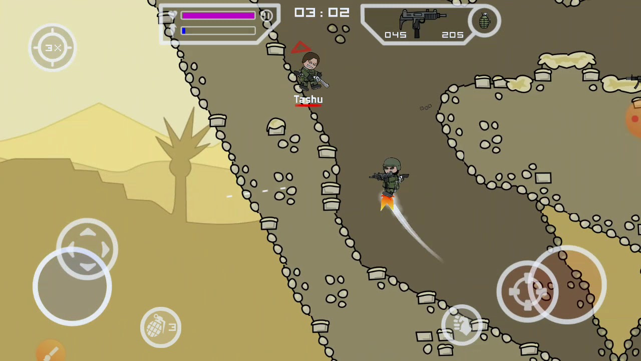 How to play doodle army when you start first  time
