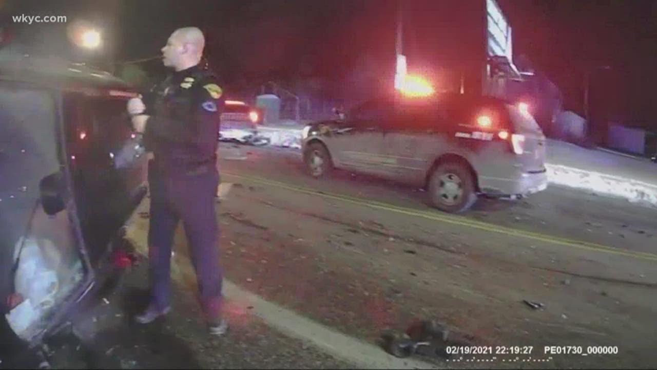 New video shows East Cleveland police chase aftermath
