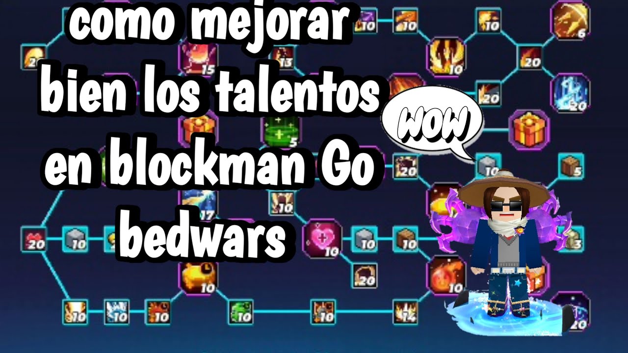 Como Mejorar DE la Mejor Forma Los Talentos En Blockman GO Bedwars