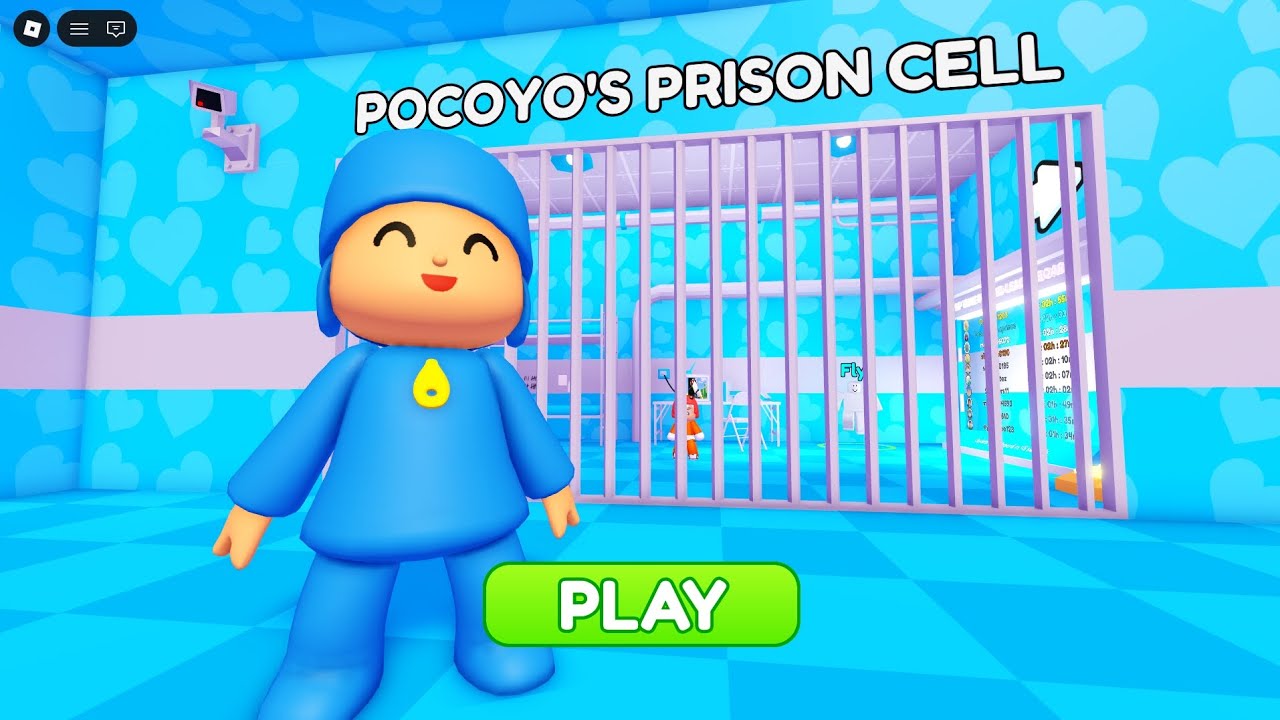 Dino Kid playing POCOYO'S PRISON ESCAPE | Roblox Gameplay Walkthrough | #roblox #prisonescape 