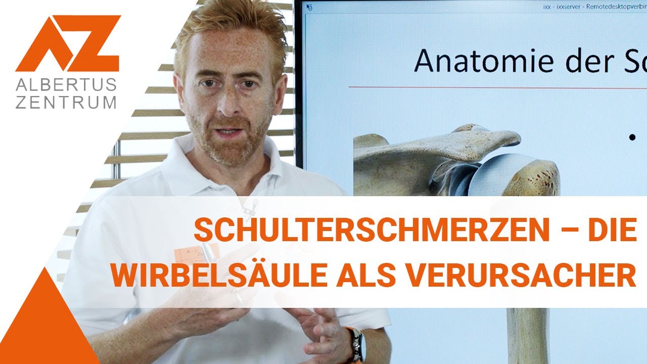 Schulterschmerzen – Die Wirbelsäule als Verursacher