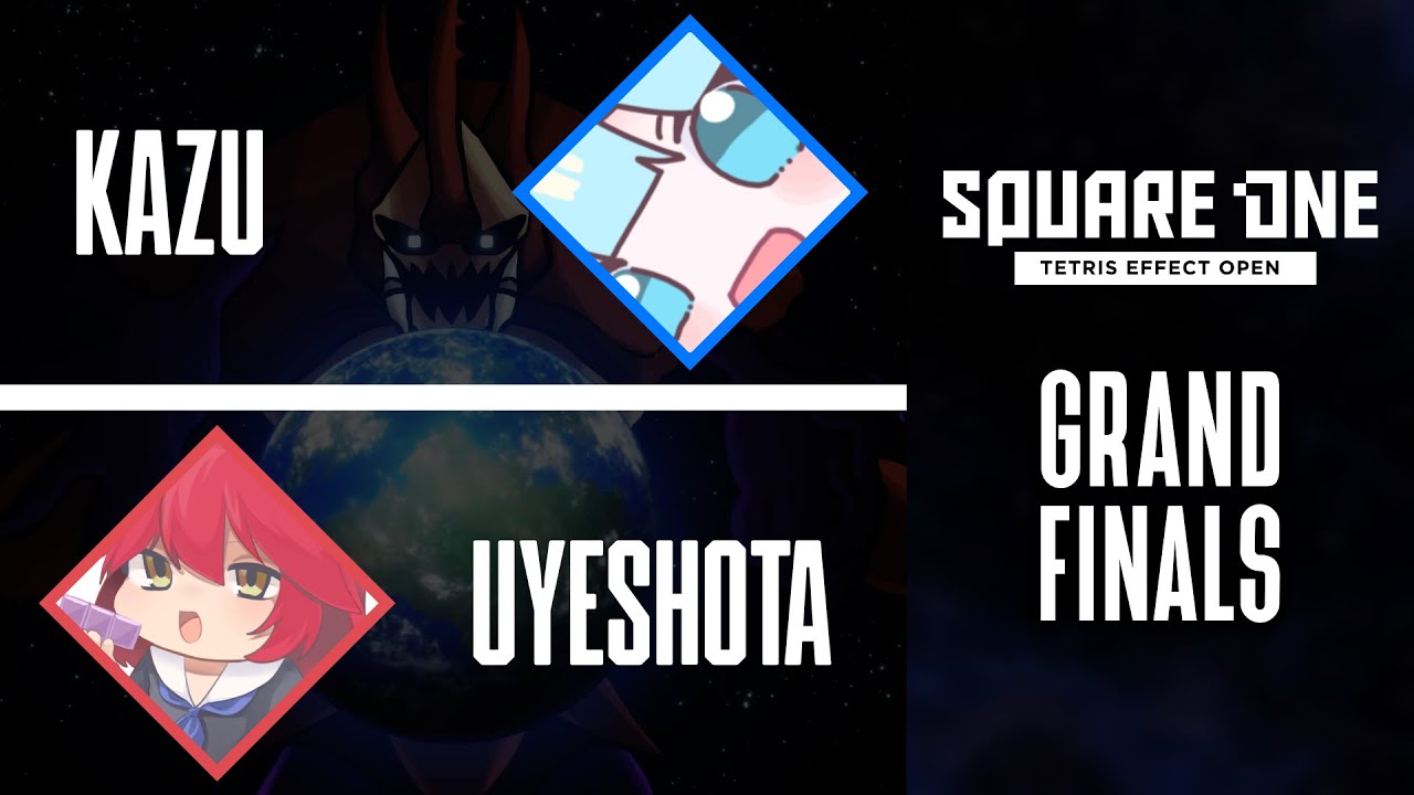 Kazu vs Uyeshota - Grand Finals - Square One Tetris Effect Open