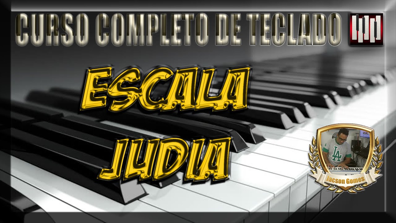 ESCALA JUDIA #AULA E DICA PIANO TECLADO